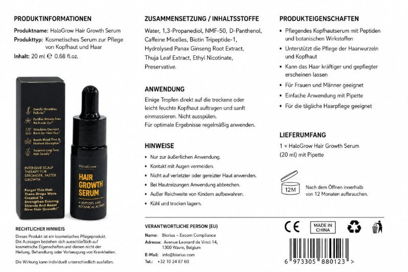 HaloGrow Hair Growth Serum - WR-Products®